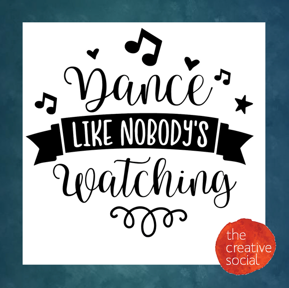 Dance Like Nobody's Watching DIY Kit